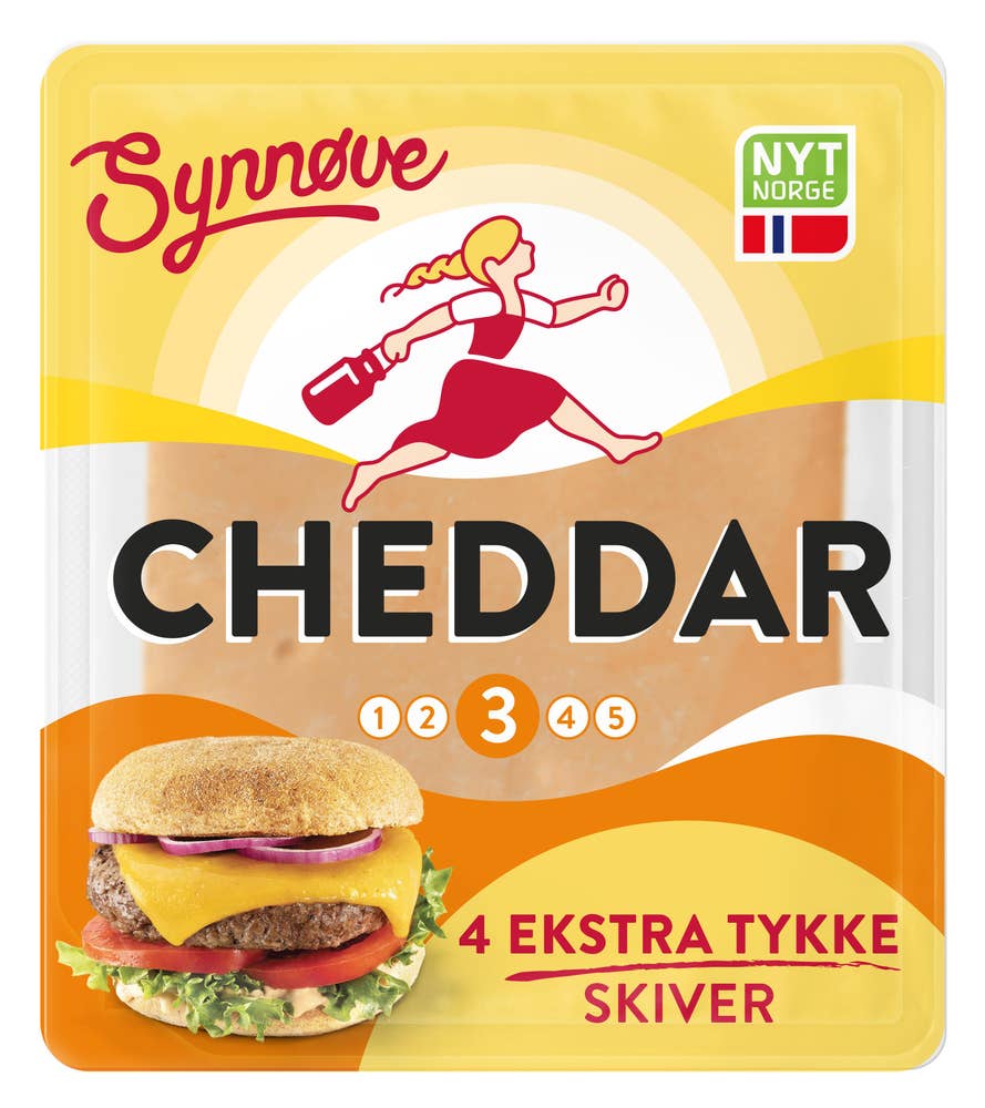 Cheddar Skivet, 100 g