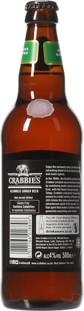 Crabbies Ginger Beer 4%