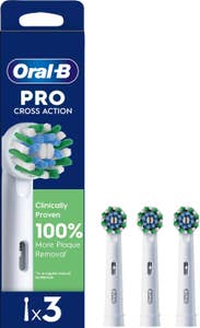 Oral-b Tannbørstehoder Pro cross action 3 stk