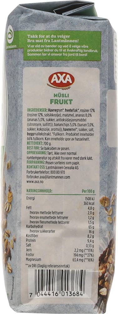 Axa Fruktmüsli