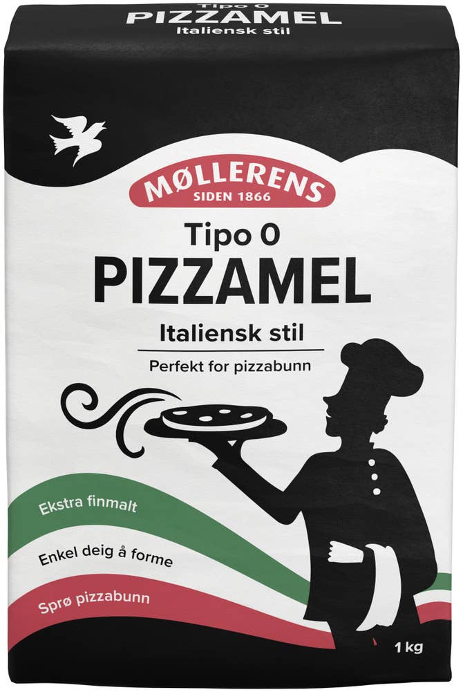 Norgesmøllene Pizzamel Tipo-0