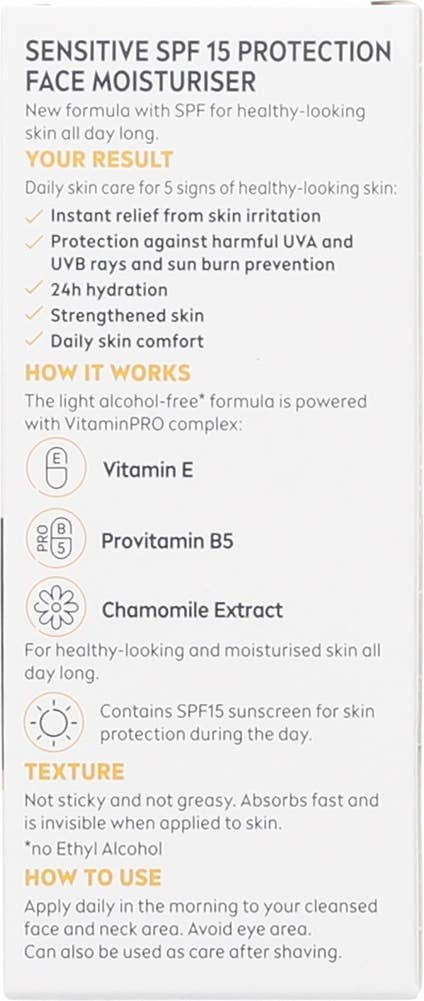 Nivea Men Sensitive Face Cream SPF15