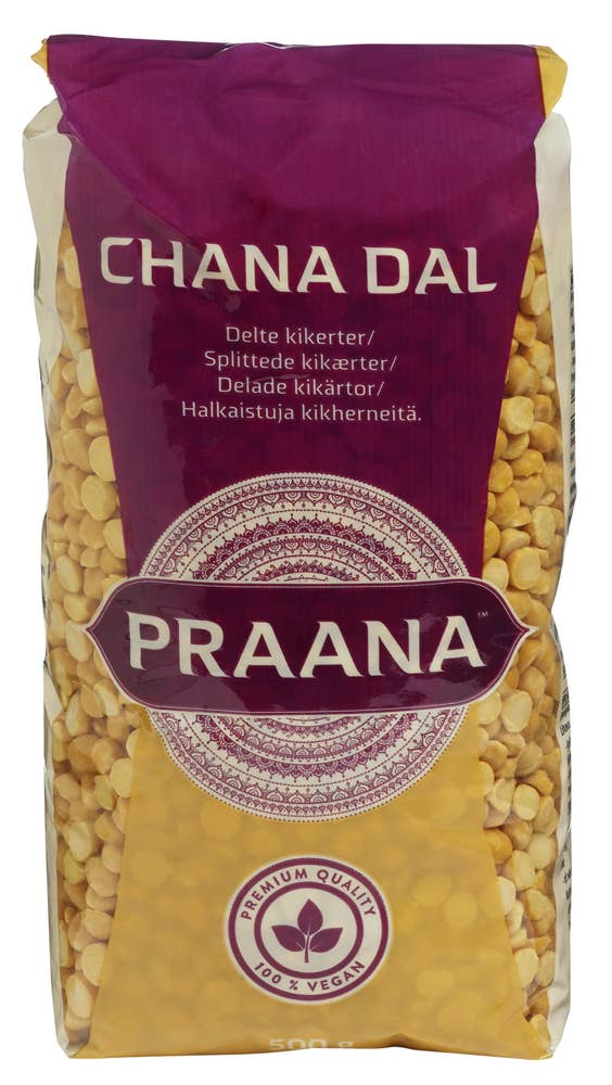 Chana Dal splittede kikerter