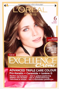 L'Oreal Excellence 6 Mørkeblond