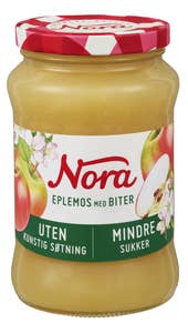 Stabburet Eplemos med biter Med mindre sukker
