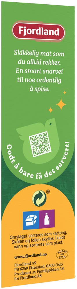 Fjordland Pølsegrateng Med makaroni og ostesaus