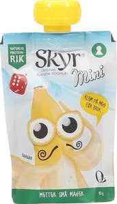 Q Skyr mini banan Porsjonspose