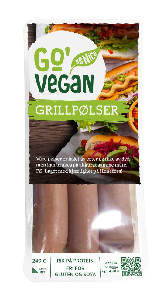 Go'Vegan Grillpølse