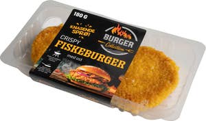 Sprø Fiskeburger med Ost