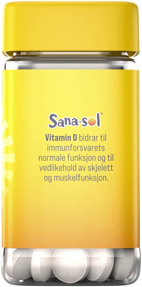 Sana-Sol D-vitamin 10 µg Tyggetablett