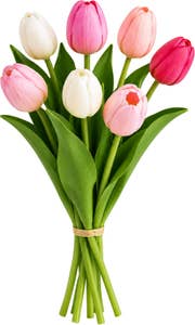 MIMEA Kunstige tulipaner miksfarge 7 stk