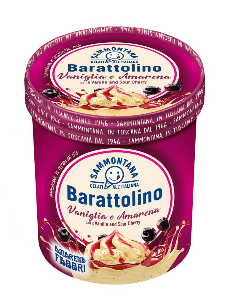 Sammontana Vaniglia e Amarena Iskrem Vanilje og Kirsebær