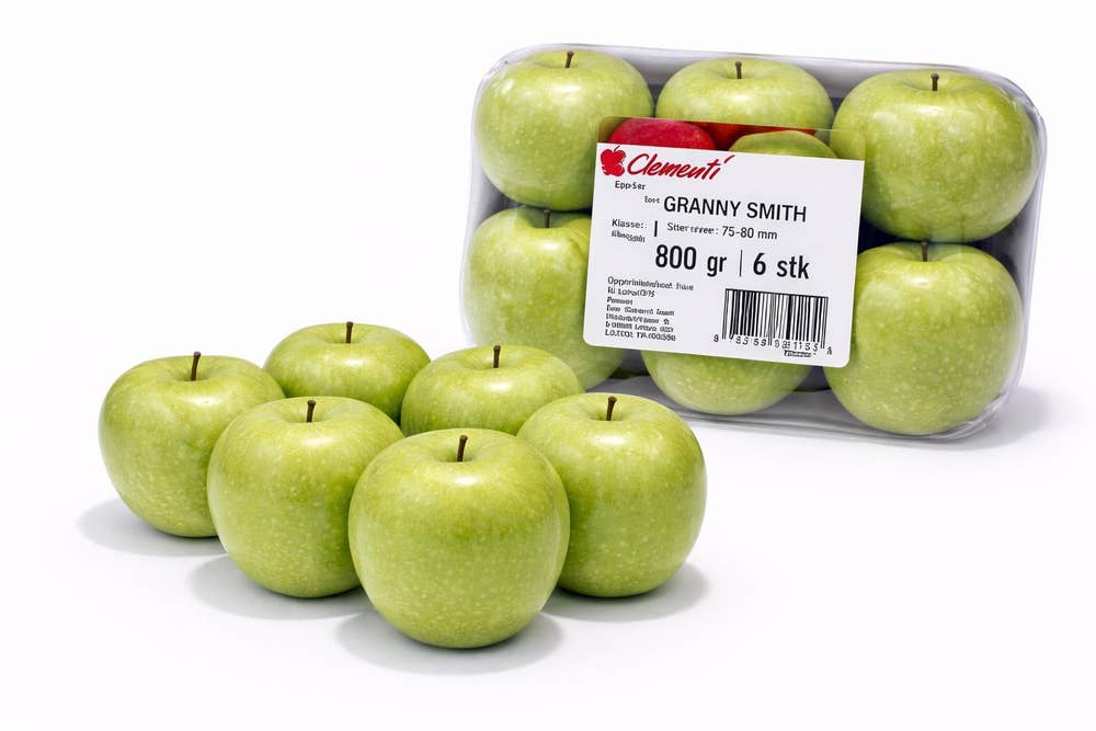 Epler, Grønne, 6 pk Granny Smith, Sør Afrika / Italia