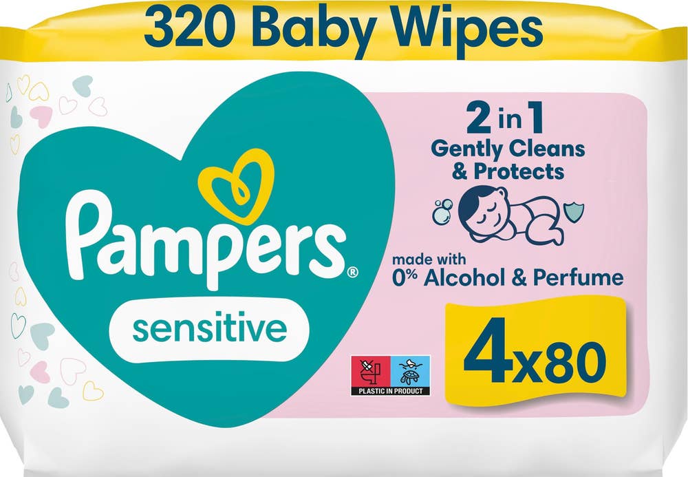 Pampers Våtservietter Sensitive 4pk