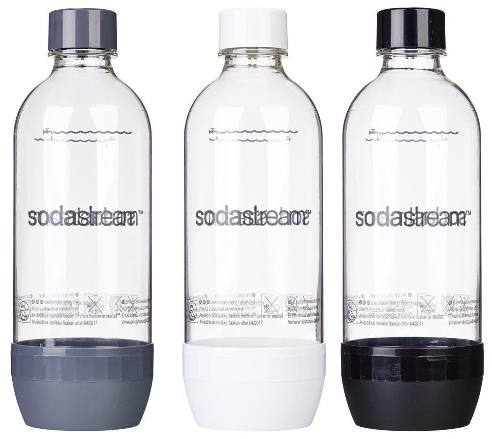 Sodastream PET flaske 3 stk 1 liter