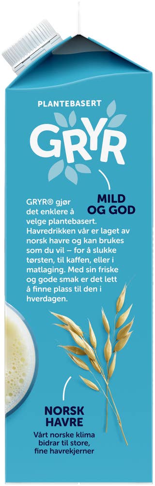 TINE Gryr naturell havredrikk