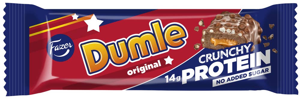Fazer Dumle Crunchy proteinbar