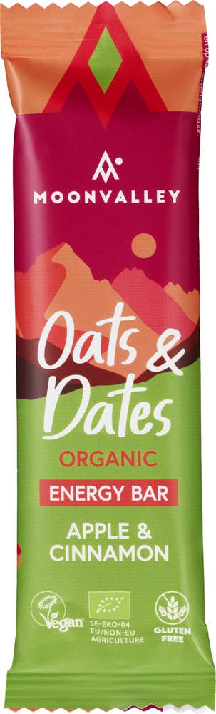 Moonvalley Økologisk energibar eple & kanel