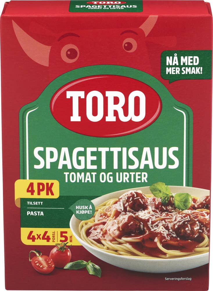 Spagettisaus 4x48 g, 192 g
