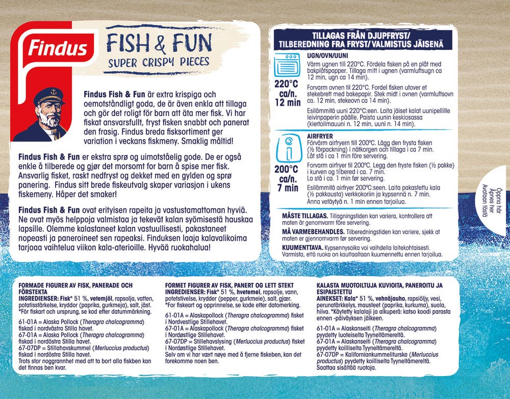 FINDUS Fish & fun fiskefigurer