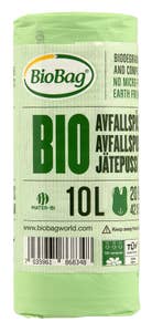 Biobag Komposterbare avfallsposer 10l