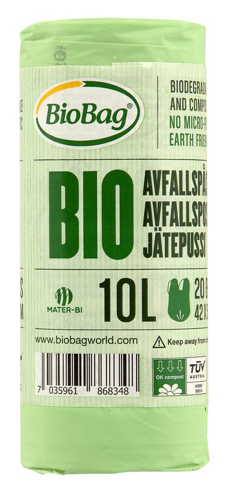 Biobag Komposterbare avfallsposer 10l