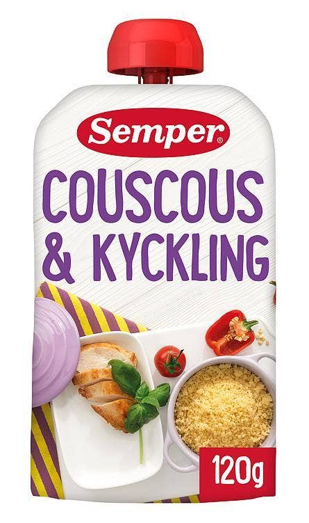 Semper Couscous med Kylling Spiseklar Fra 6 mnd