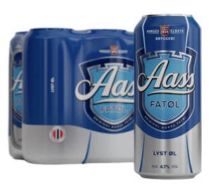 Aass Bryggeri Aass Fatøl 6 x 0,5 l