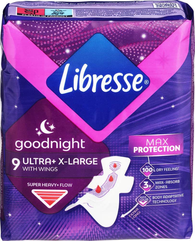 Libresse Bind Ultra Natt X-large 9 stk