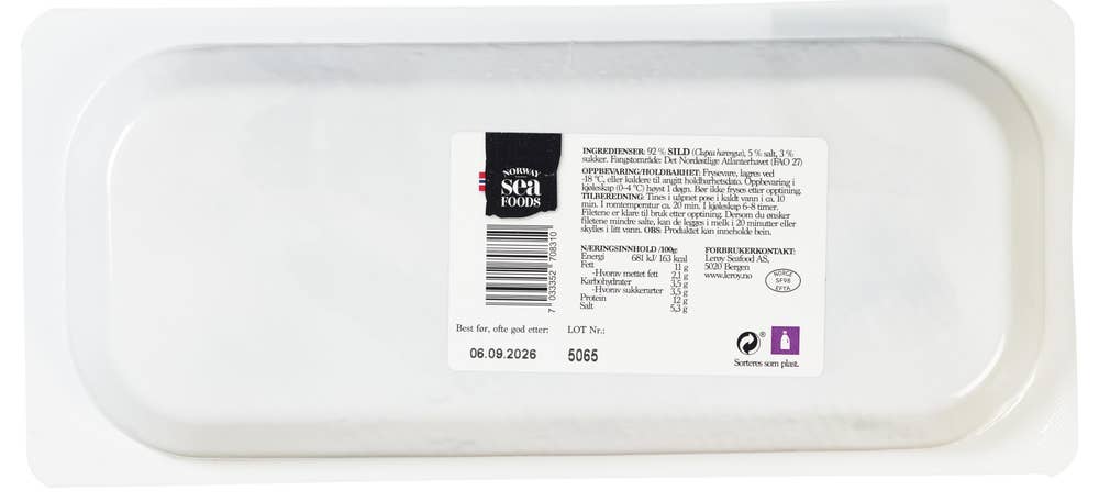 Norway Seafoods Spekesild Renskåret filet uten skinn
