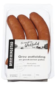 Brødr Ringstad Grov østfolding Grov pølse