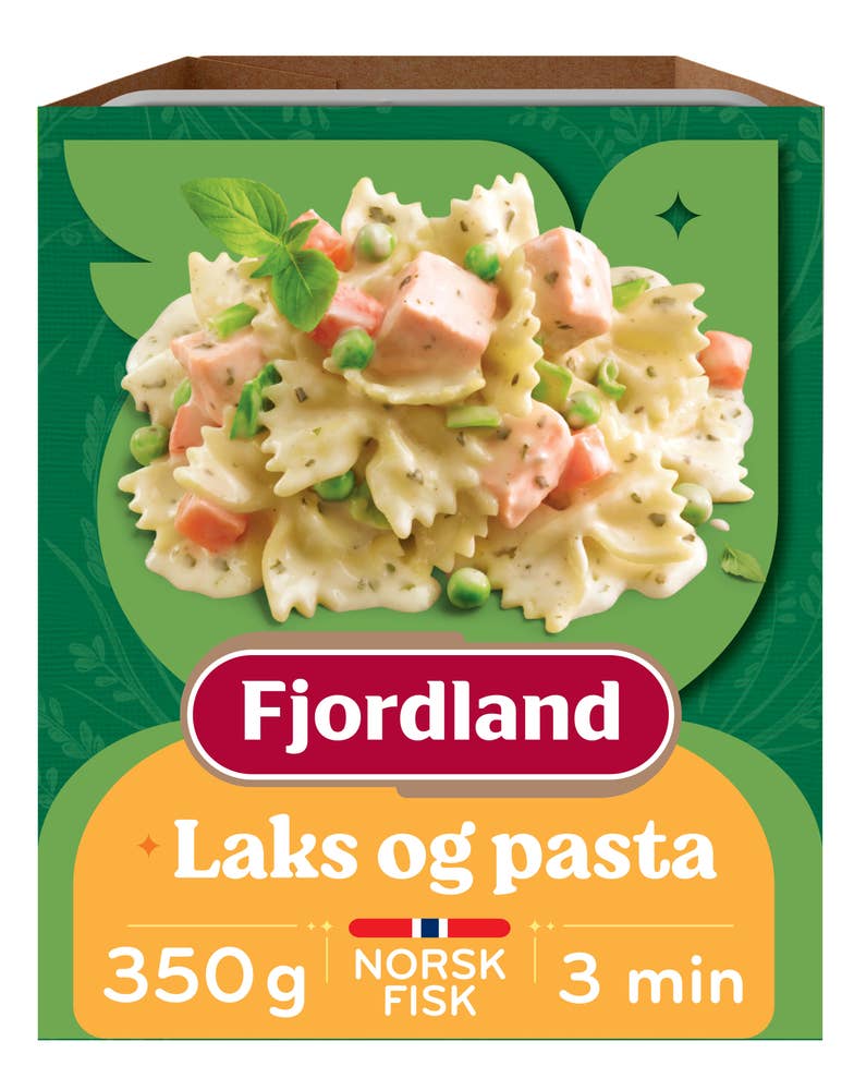 Fjordland Laks og pasta I frisk urtesaus