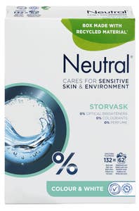 Neutral Storvask Hvitt & Farget