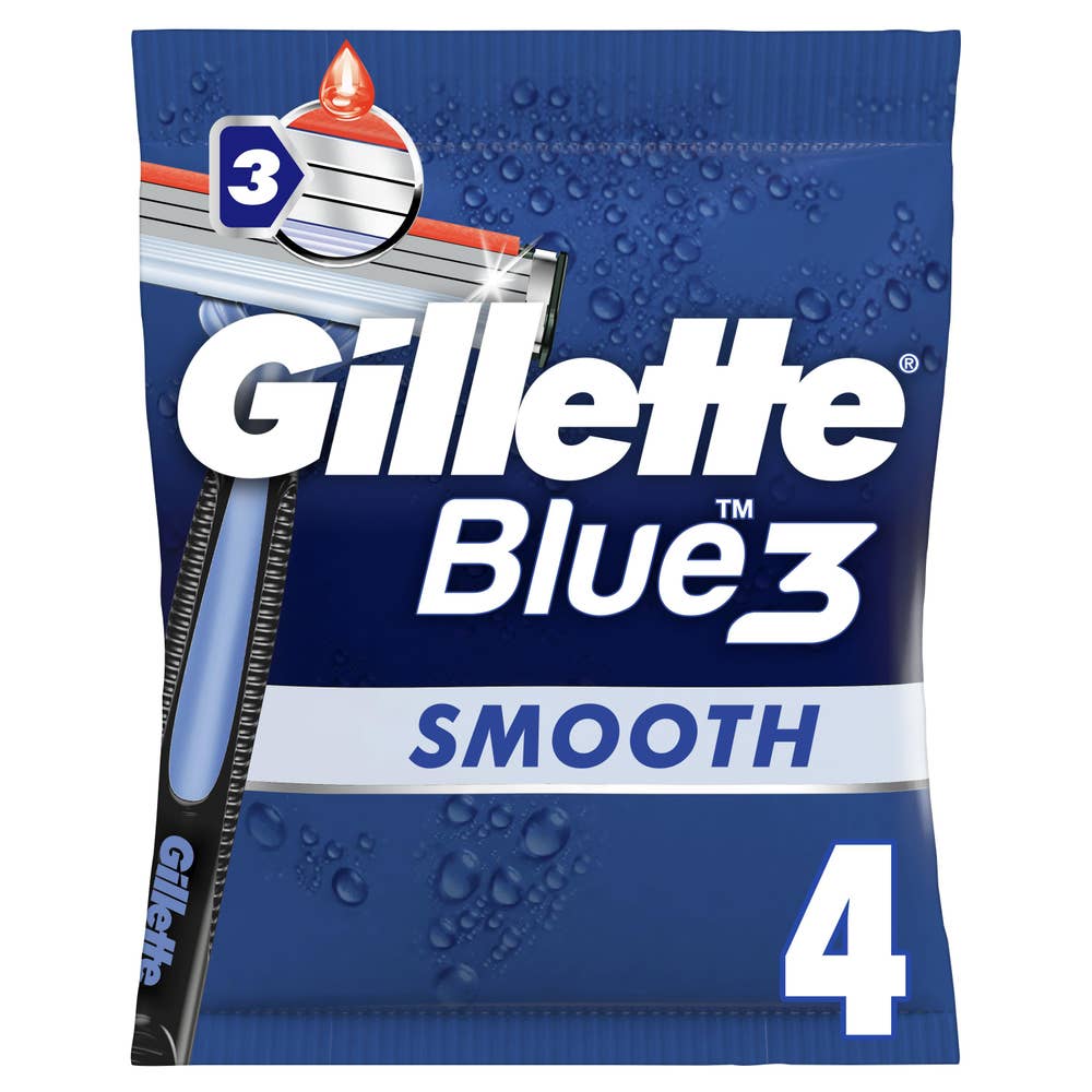 Gillette Engangshøvel Blue3 Smooth