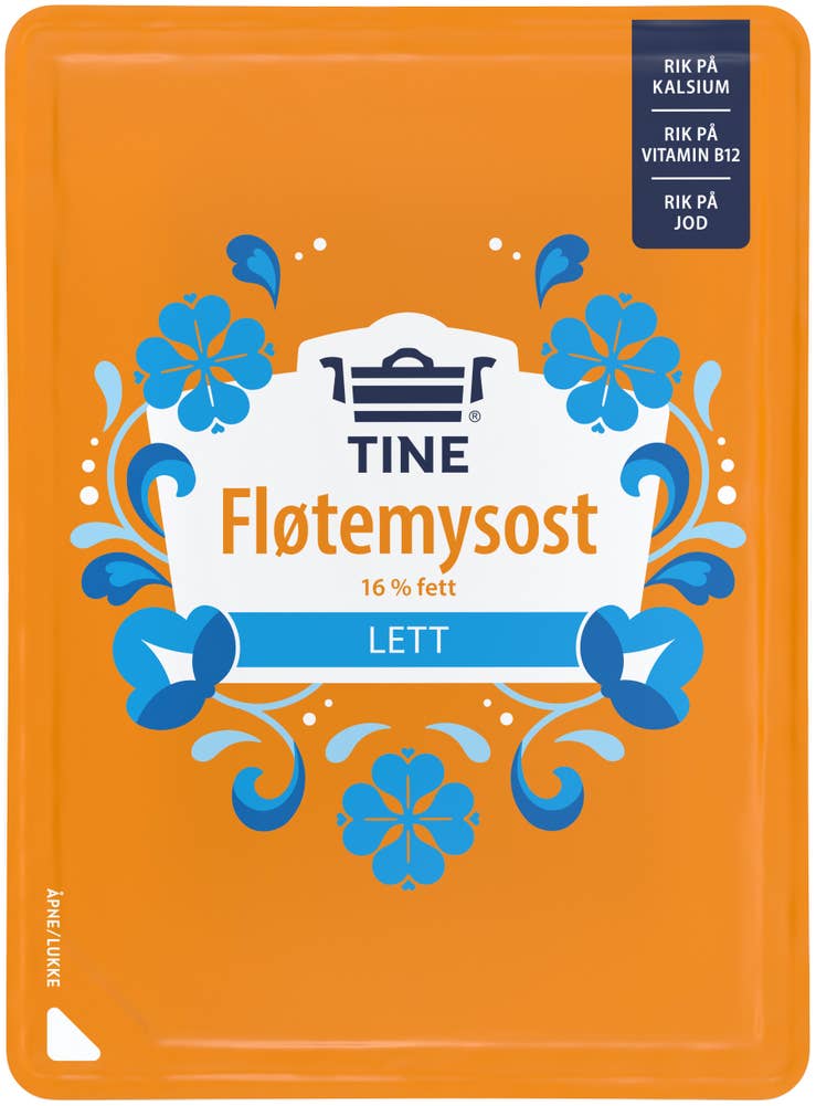 TINE Fløtemysost lettere Skivet