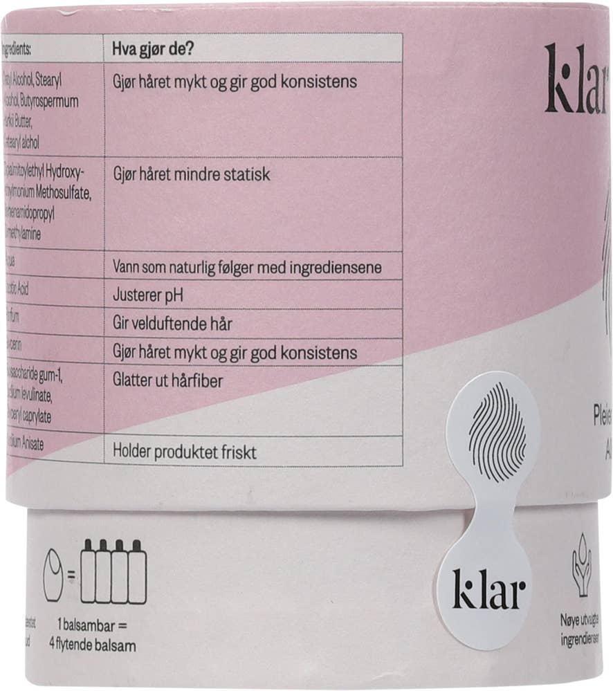 Klar Balsambar Hvitveis og erteblomst