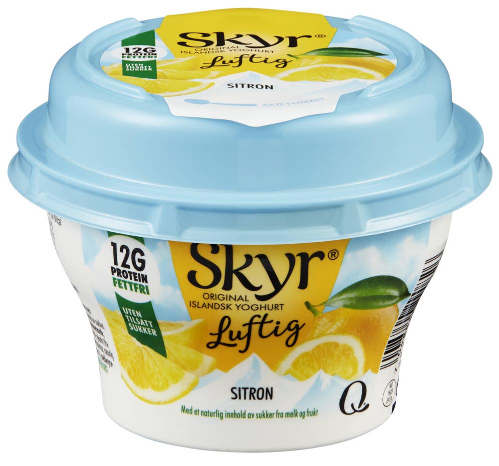 Q Skyr luftig sitron