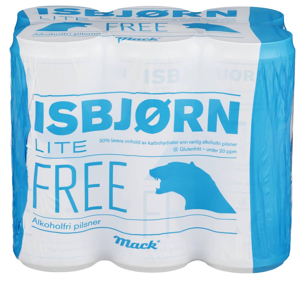 Mack Isbjørn Lite Free 6 x 0,33L
