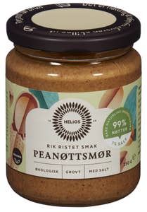 Helios Peanøttsmør Grovt, med salt
