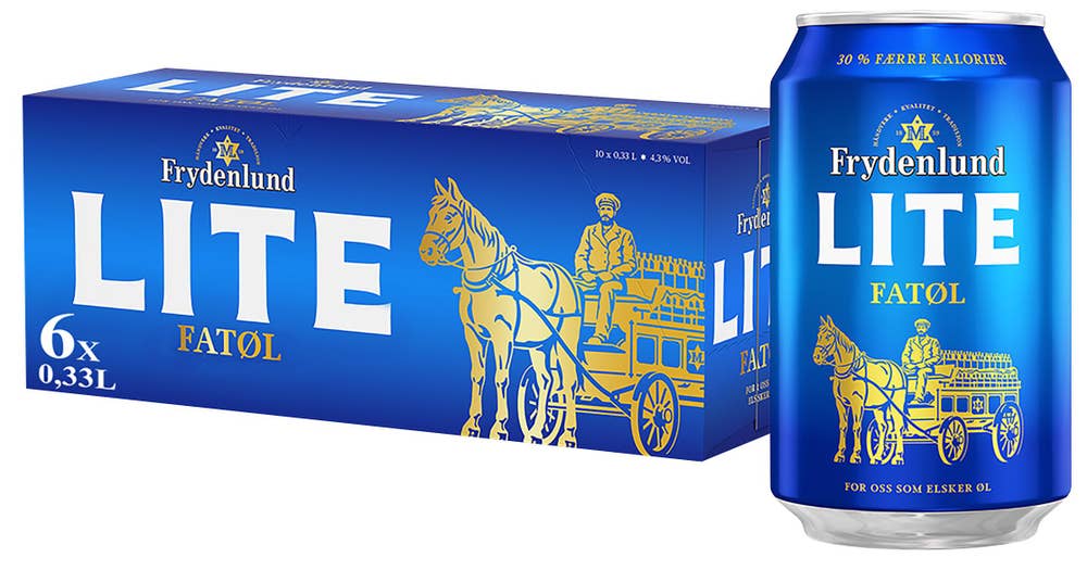 Frydenlund Fatøl Lite 10 x 0,33L