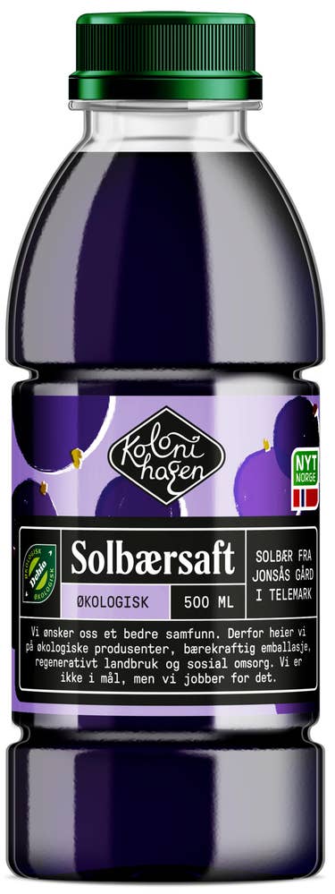 Kolonihagen Solbærsaft økologisk