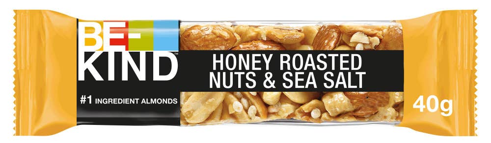BE-KIND Nøttebar med Honningristede, Nøtter og Havsalt