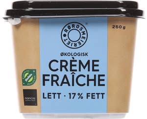 Rørosmeieriet Lett Crème Fraîche økologisk 18% fett