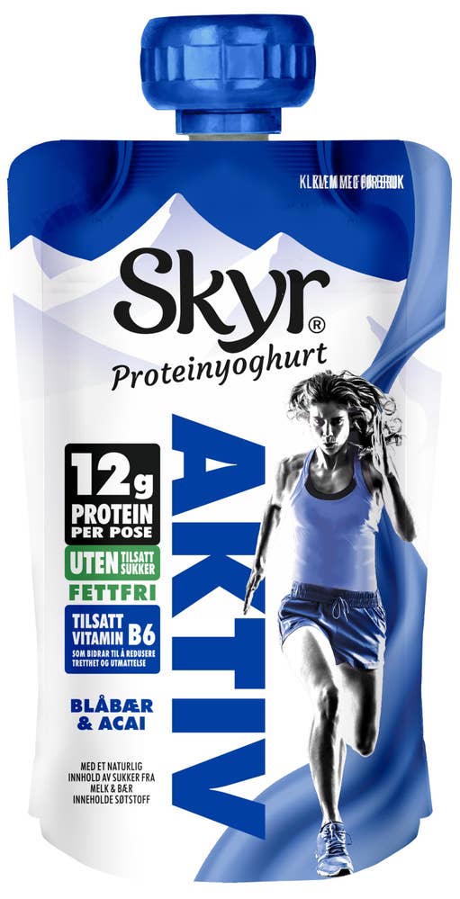 Q SKYR® Aktiv blåbær og acai Porsjonspose