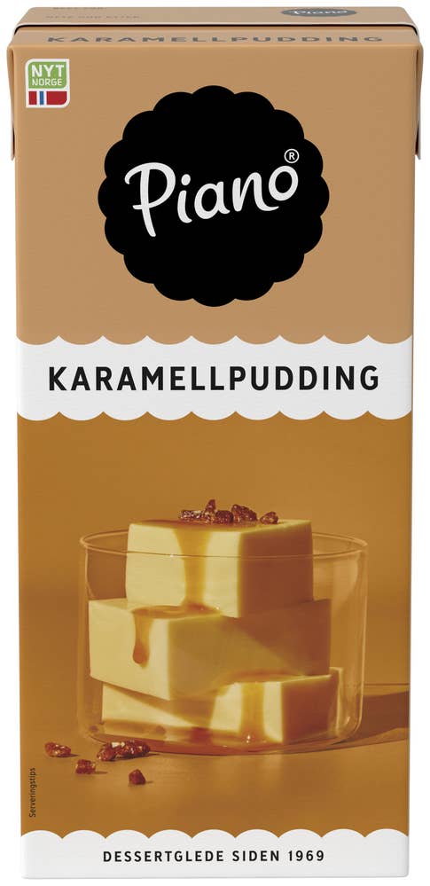 Piano karamellpudding 1 l