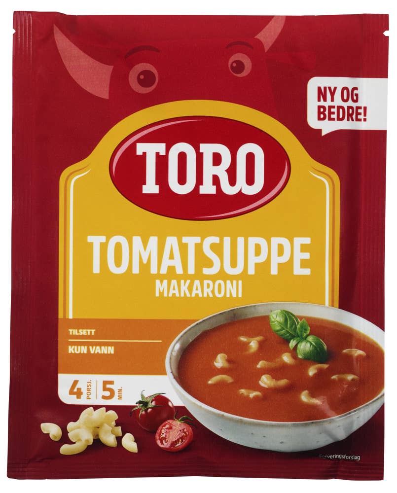 Toro Tomatsuppe med makaroni