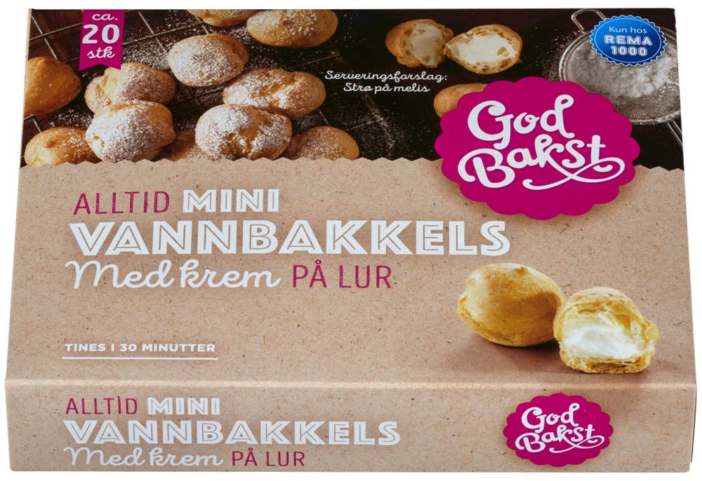 God Bakst Mini Vannbakkels 20 stk