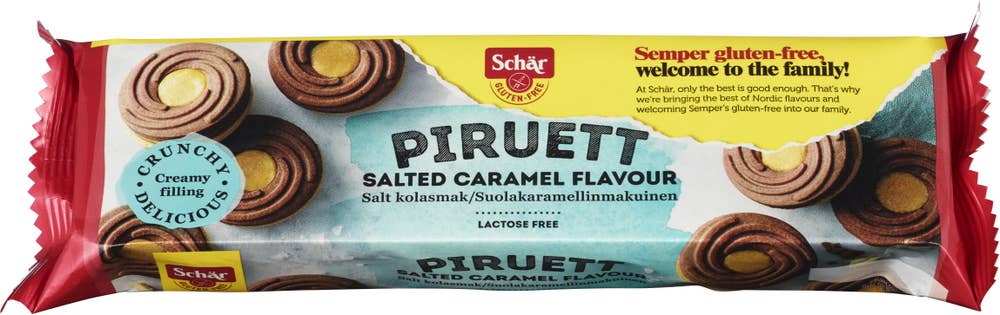 Schär Glutenfri Piruett salt karamell