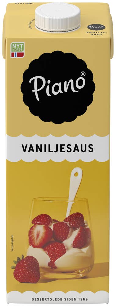 Piano vaniljesaus 1 l