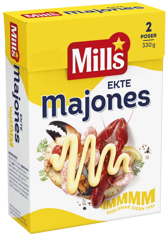 Mills Ekte majones 2 poser